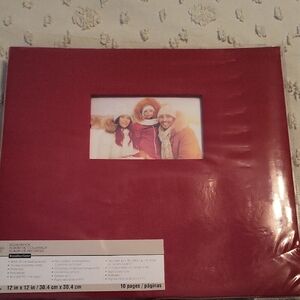 Recollections Red Scrapbook Album
